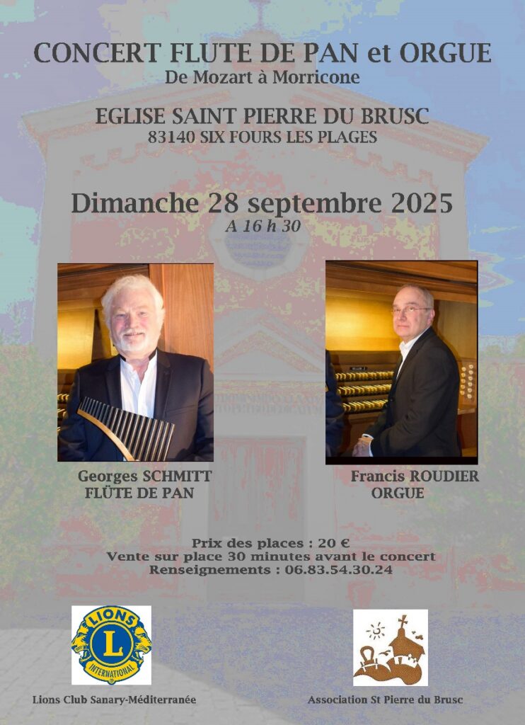 Concert flute de pan et orgue